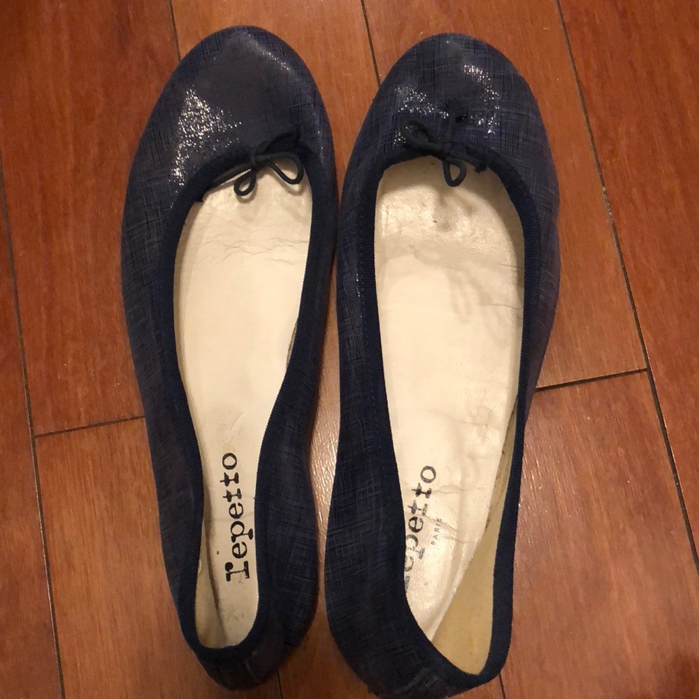 Blue Repetto ballet flats size 39.5 fits US 8.5